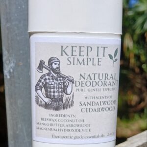 Men's Natural Deodorant- Postbiotic
