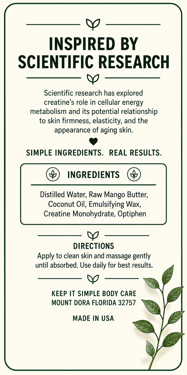 Hydrating Creatine Body Lotion –Fragrance-Free - Image 4