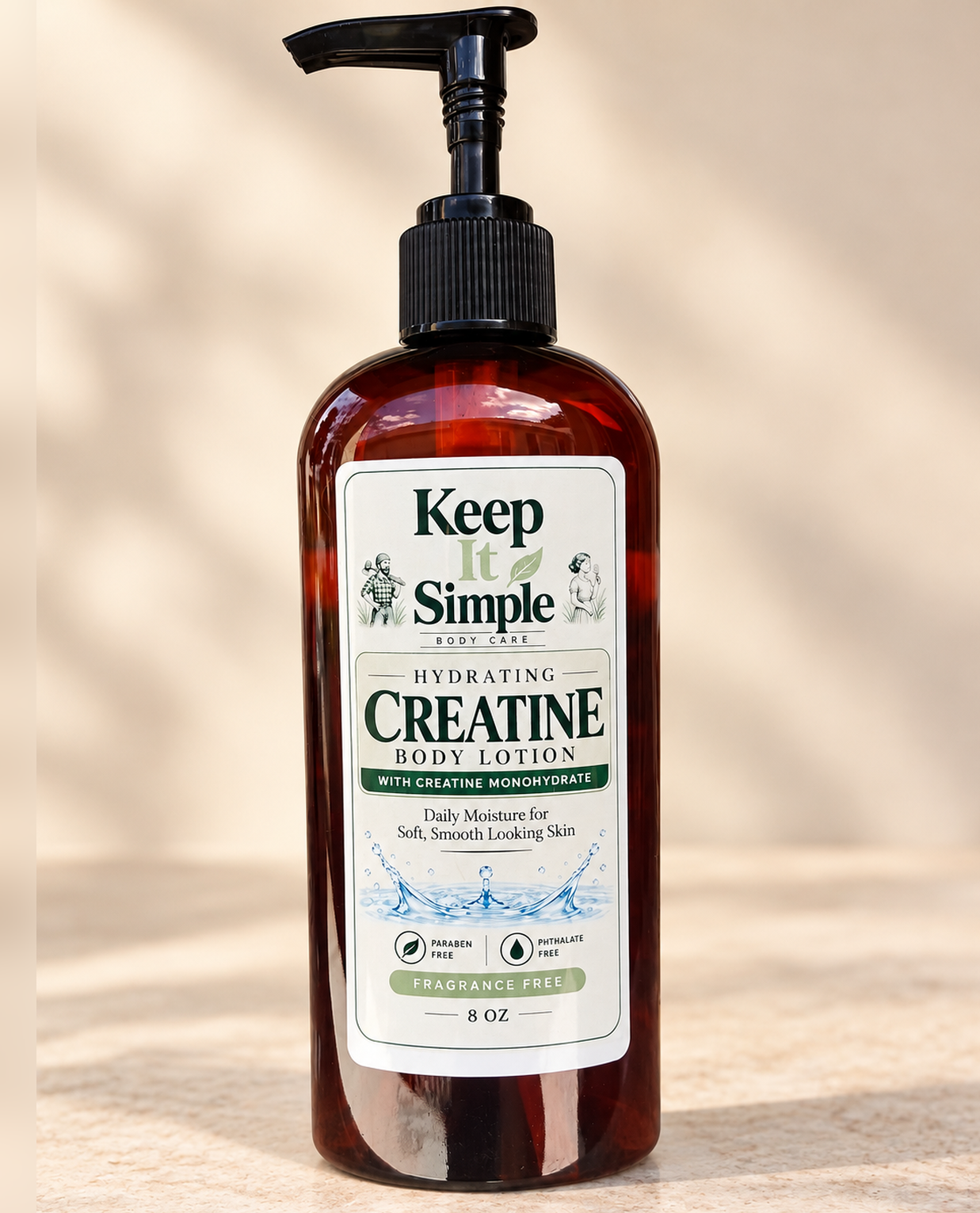 Hydrating Creatine Body Lotion –Fragrance-Free - Image 2